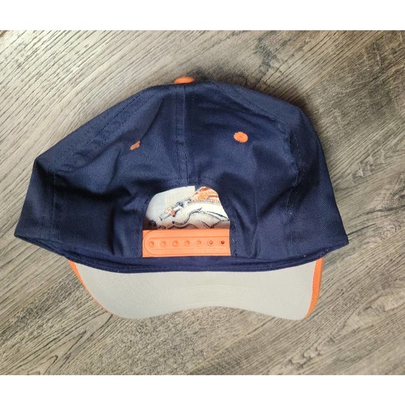 Vintage 90s Logo 7 Denver Broncos NFL Snapback Hat - Picture 2 of 4